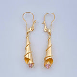 Candongas Lagrima 1.75gr / 1 1/2 in / Oro Amarillo 18K %