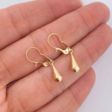 Candongas Lagrima 0.7gr / 1 in / Oro Amarillo 18K %