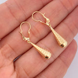 Candongas Lagrima 1gr / 3/4 in / Oro Amarillo 18K &