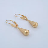 Candongas Lagrima 1.05gr / 1 1/4 in / Oro Amarillo 18K %