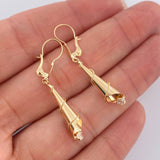 Candongas Lagrima 1.7gr / 1 1/2 in / Oro Amarillo 18K %