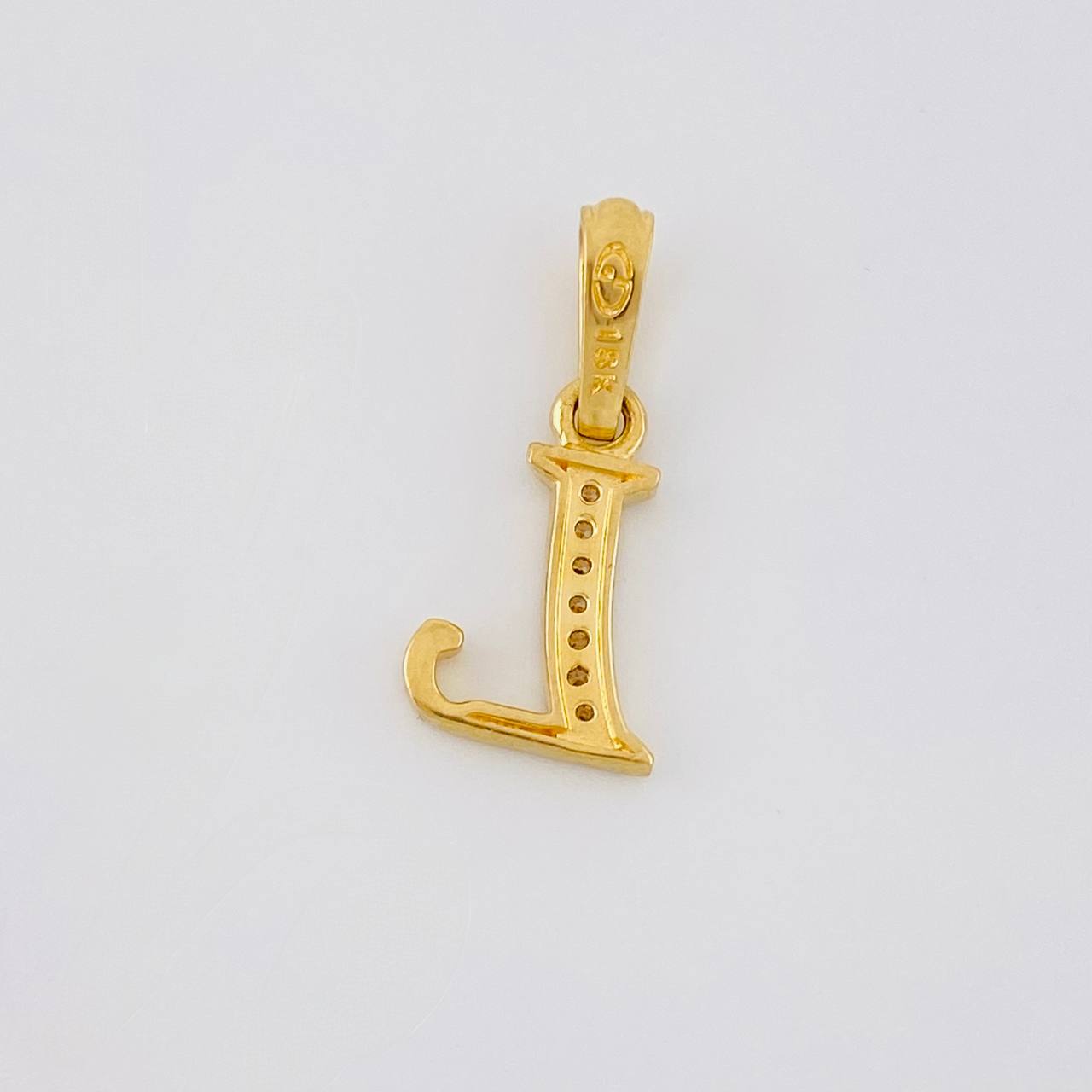 Dije Letra Cursiva L 0.85g / 3/4 in Oro Amarillo 18K