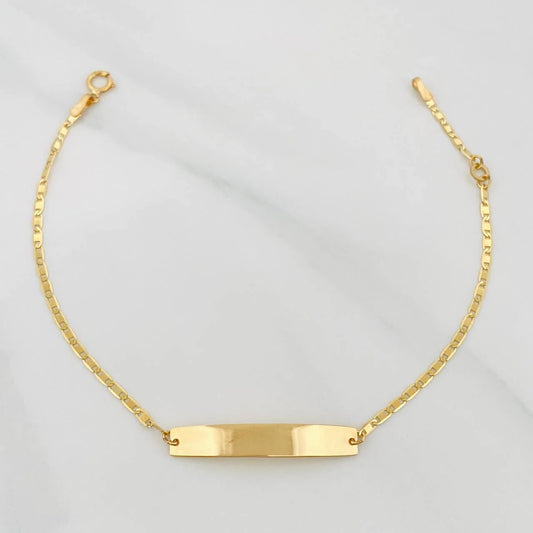 Pulso Escalera Plana 1.45 g / 6 3/4 in / 0.4 mm Oro Amarillo 18K