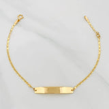 Pulso Escalera Plana 1.45 g / 6 3/4 in / 0.4 mm Oro Amarillo 18K