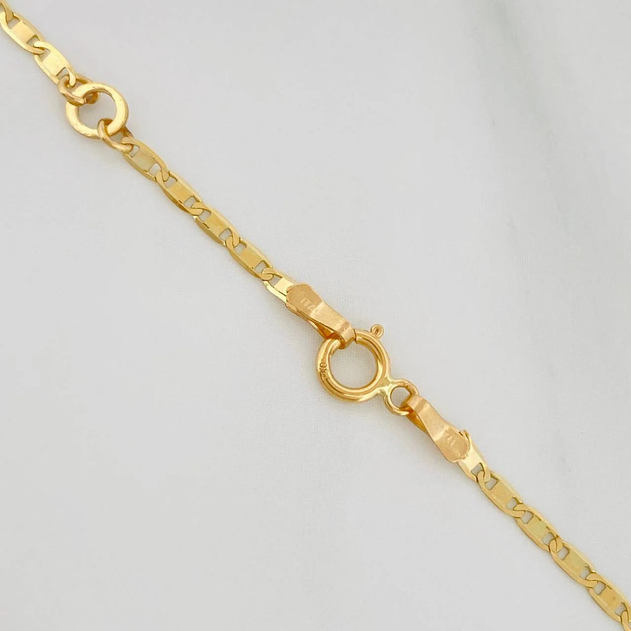 Pulso Escalera Plana 1.45 g / 6 3/4 in / 0.4 mm Oro Amarillo 18K