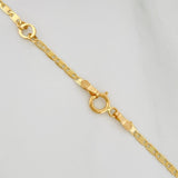 Pulso Escalera Placa Rectangular 1.95 g / 6 3/4 in / 2 mm Oro Amarillo 18K