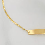 Pulso Escalera Plana 1.45 g / 6 3/4 in / 0.4 mm Oro Amarillo 18K