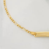 Pulso Figaro 1.6 g / 6 1/2 in / 0.9 mm Oro Amarillo 18K