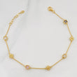 Pulso Aro Seguido Trebol 3.15 g / 8 1/4 in / 0.6 mm Oro Amarillo 18K