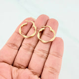 Hoop Earrings Asby 1.45 g / 3/4 in 18K Yellow Gold