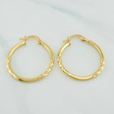Candongas Yudi Lisa 1.7 g / 1 in Oro Amarillo 18K