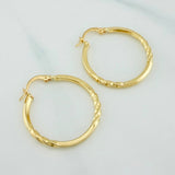 Candongas Yudi Lisa 1.7 g / 1 in Oro Amarillo 18K