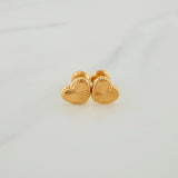 Topos Corazon 0.85gr / 8.15mm Oro Amarillo 18K &