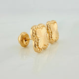 Topos Trebol 1.15gr / 5mm Oro Amarillo 18K &