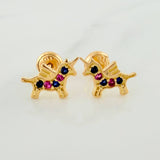 Topos Unicornio 1.1gr / 7mm Oro Amarillo 18K &