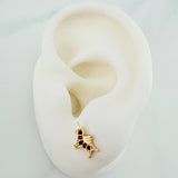 Topos Unicornio 1.1gr / 7mm Oro Amarillo 18K &