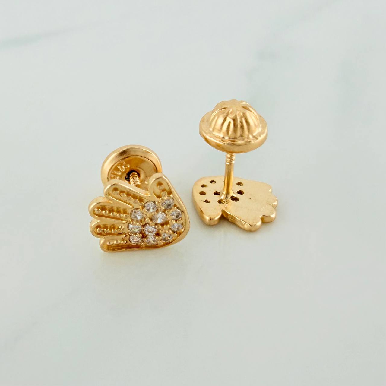 Topos Manos 1.05gr / 4mm Oro Amarillo 18K &