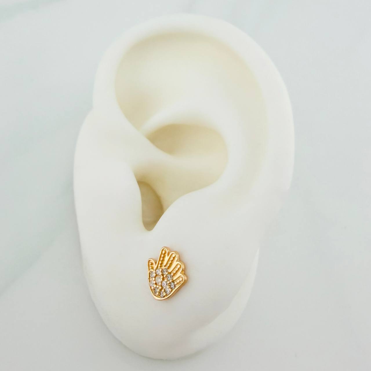 Topos Manos 1.05gr / 4mm Oro Amarillo 18K &