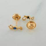 Topos Love 0.55gr / 2mm Oro Amarillo 18K &