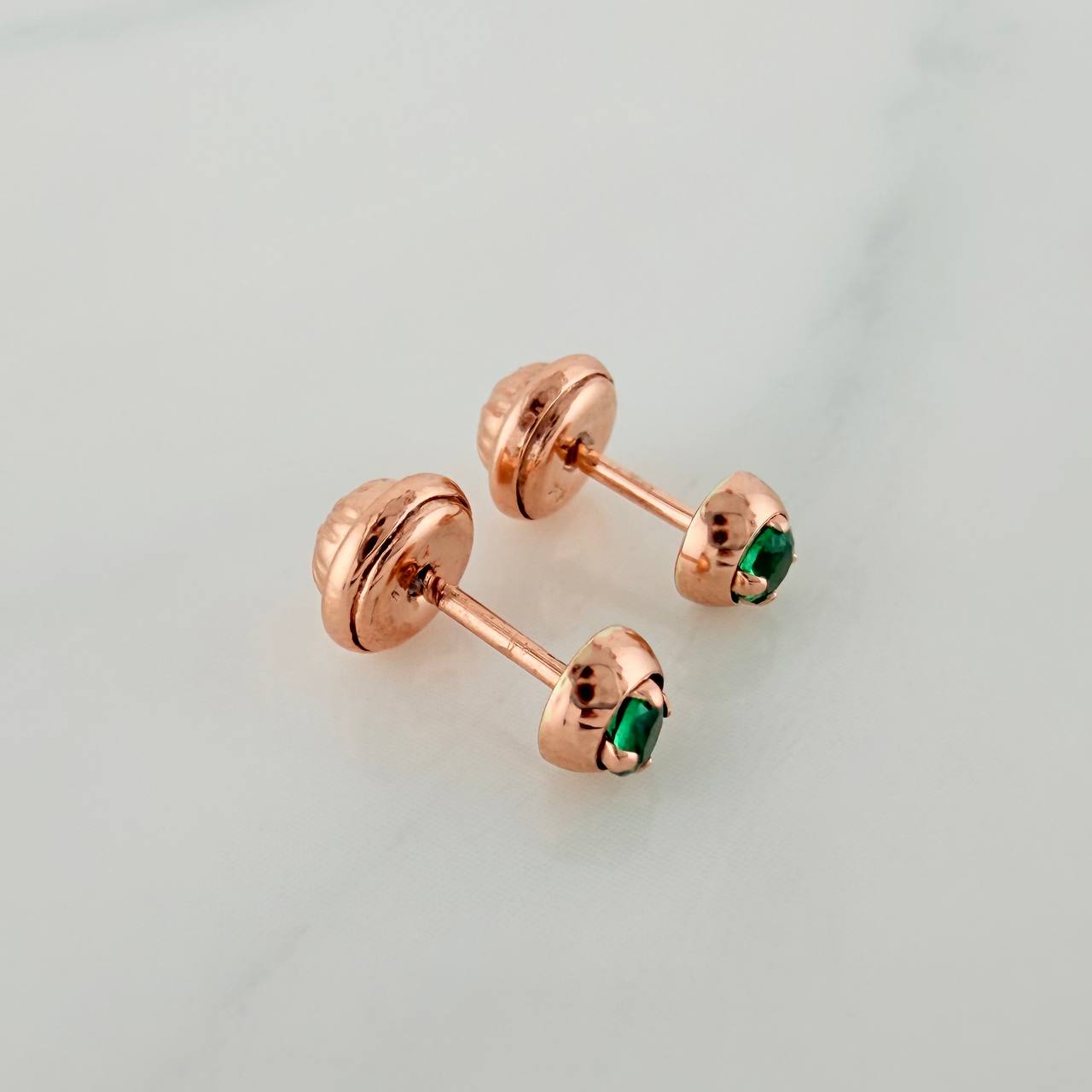 Topos Bisel 0.7gr / 3mm Oro Rosa 18K &