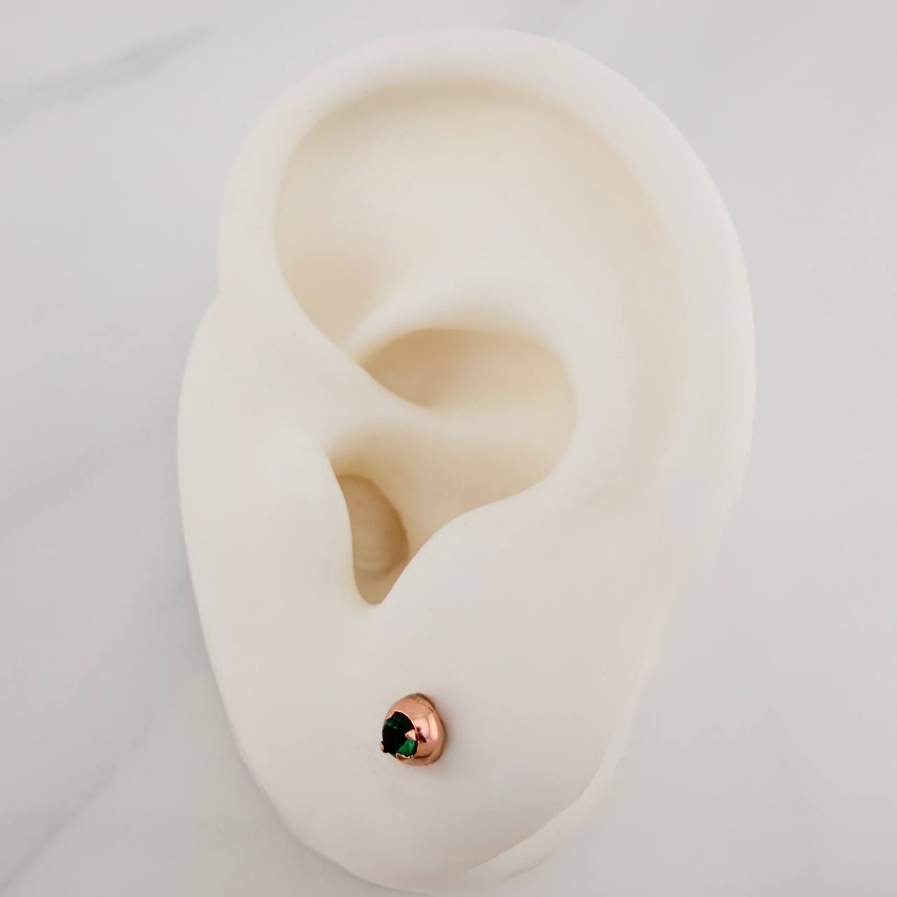 Topos Bisel 0.7gr / 3mm Oro Rosa 18K &