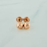 Topos Bola 0.85gr / 5mm Oro Rosa 18K &