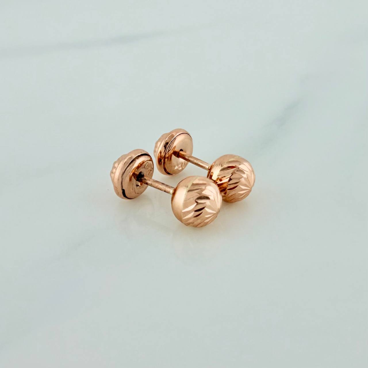 Topos Bola 0.85gr / 5mm Oro Rosa 18K &