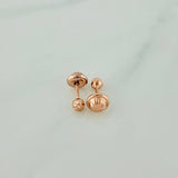 Topos Bola 0.6gr / 3mm Oro Rosa 18K &
