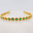 Pulso Tennis 13.05g / 7 1/2 in / 6.37mm Oro Amarillo 18K