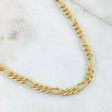 Figaro Chain 10.55gr / 23.6in / 18K Gold +1$