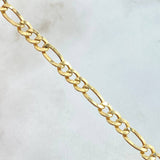 Figaro Chain 10.55gr / 23.6in / 18K Gold +1$