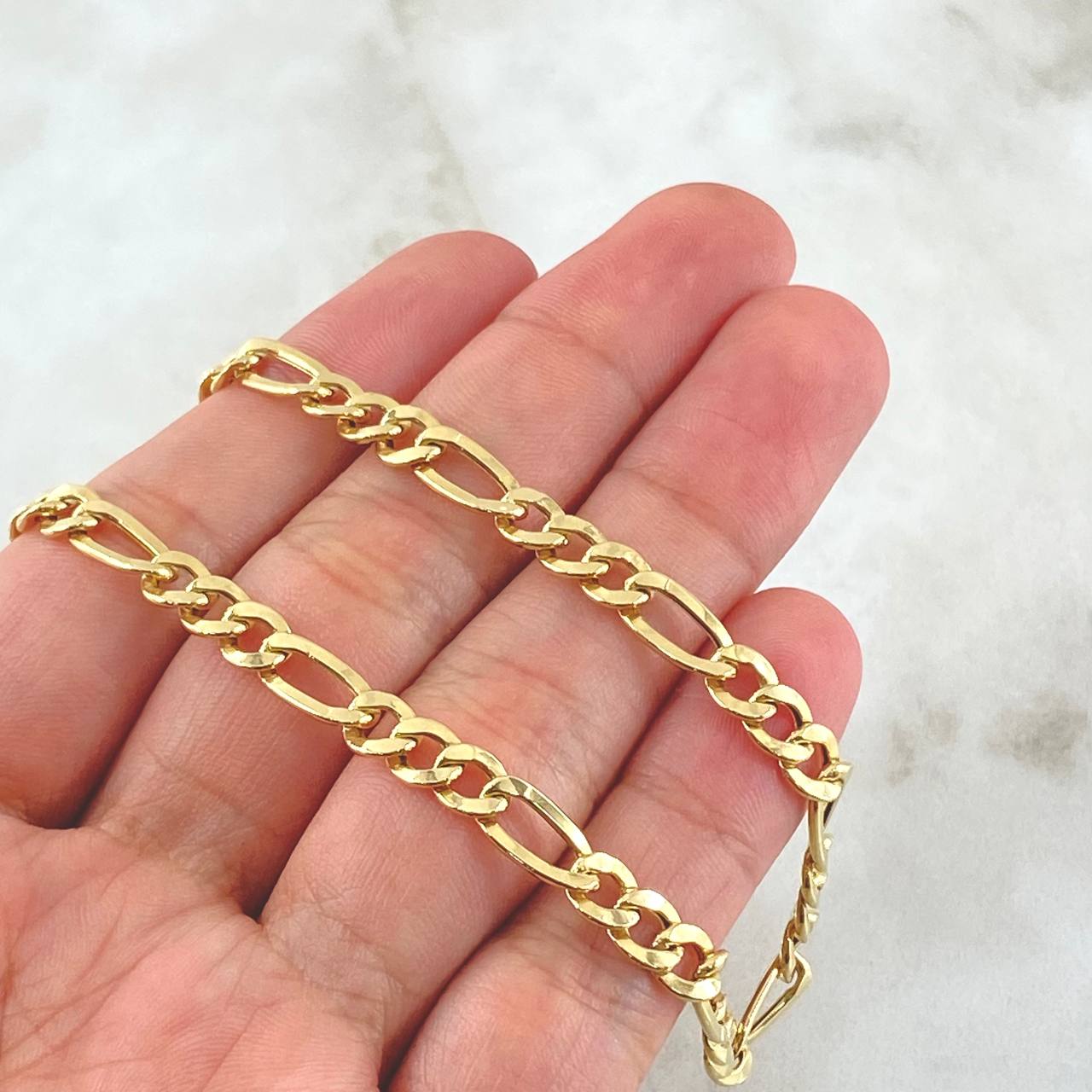 Figaro Chain 10.55gr / 23.6in / 18K Gold +1$
