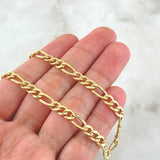 Figaro Chain 10.55gr / 23.6in / 18K Gold +1$
