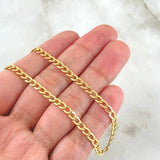 Cuban Links 5.15gr / 23.6in / 18K Gold +1$