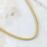 Franco Chain 13.45gr / 23.6in / 18K Gold +3$