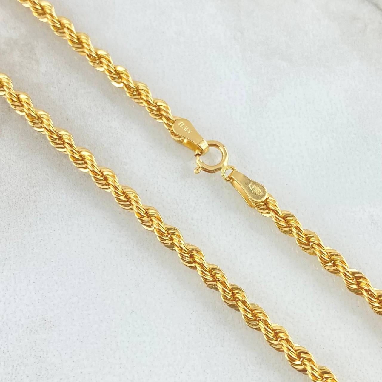 Rope Chain 4.6gr / 19.7in / 18K Gold +2$