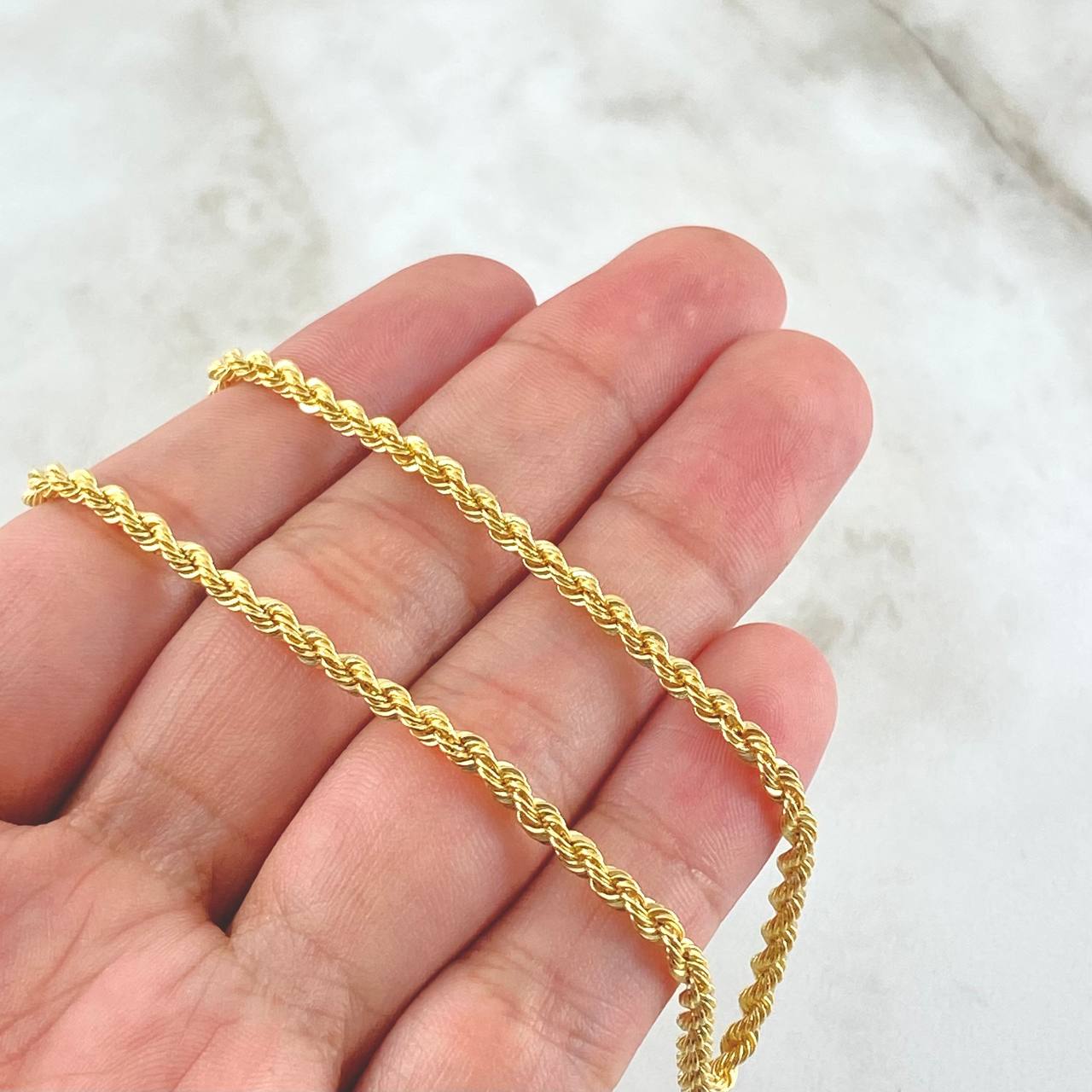 Rope Chain 4.6gr / 19.7in / 18K Gold +2$