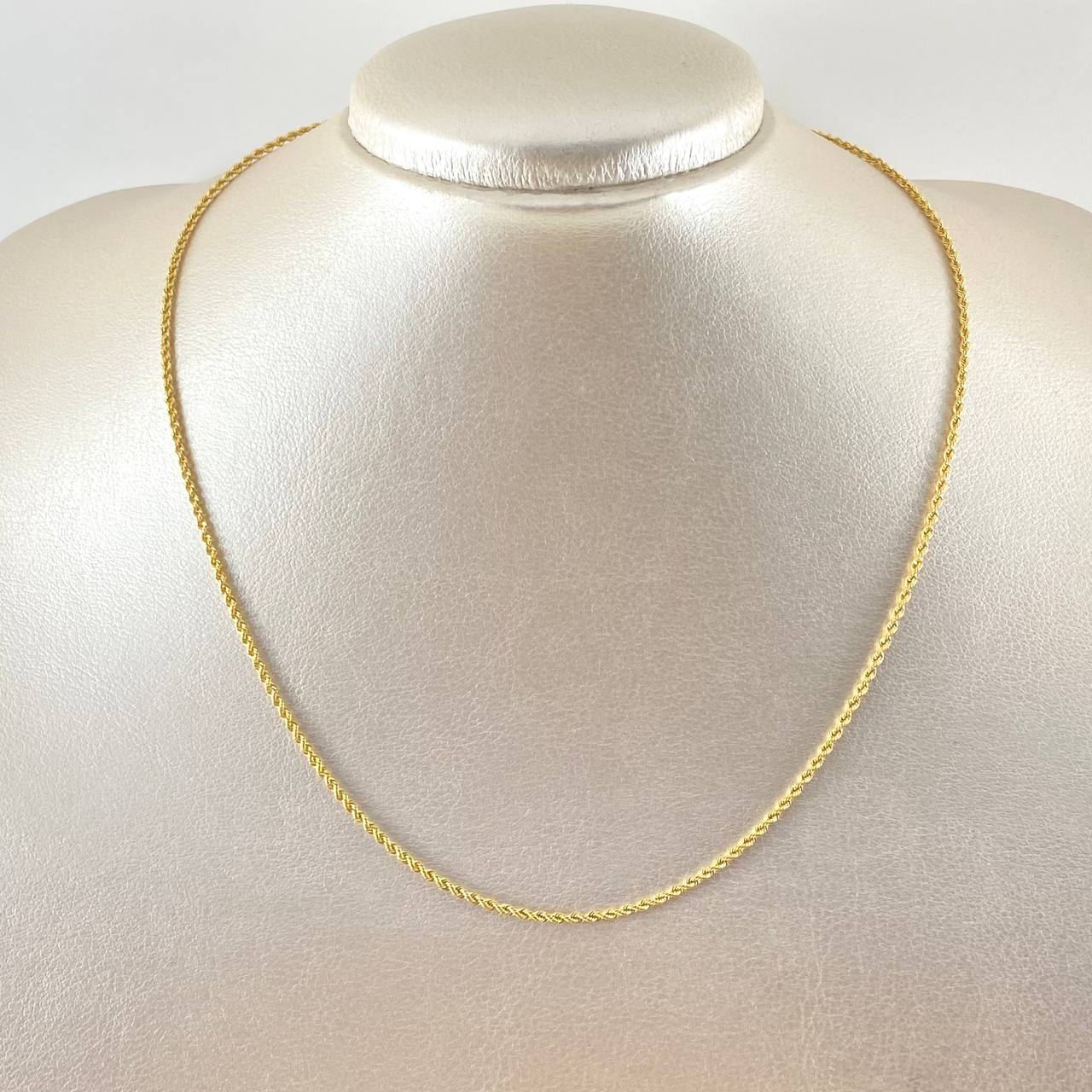 Rope Chain 1.7gr / 17.7in / 18K Gold +3$