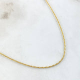 Rope Chain 1.1gr / 23.6in / 18K Gold +3$