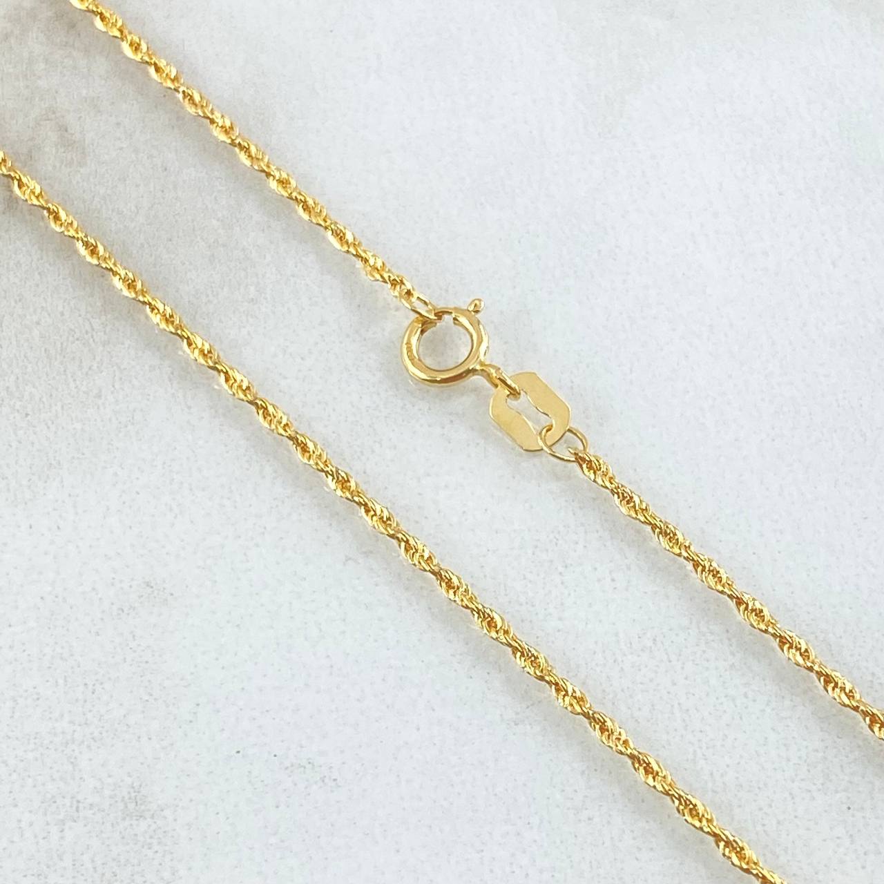 Rope Chain 1.55gr / 23.6in / 18K Gold +3$