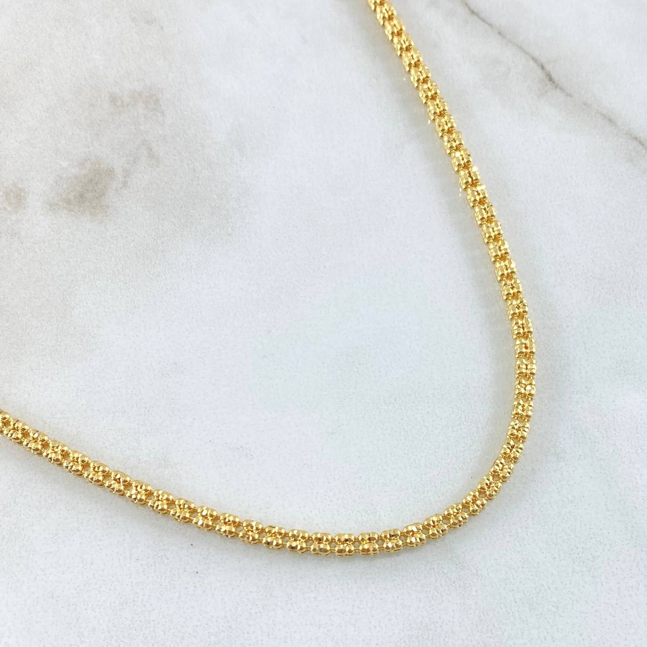 Ice Chain 20gr / 23.6in / 18K Gold +4$