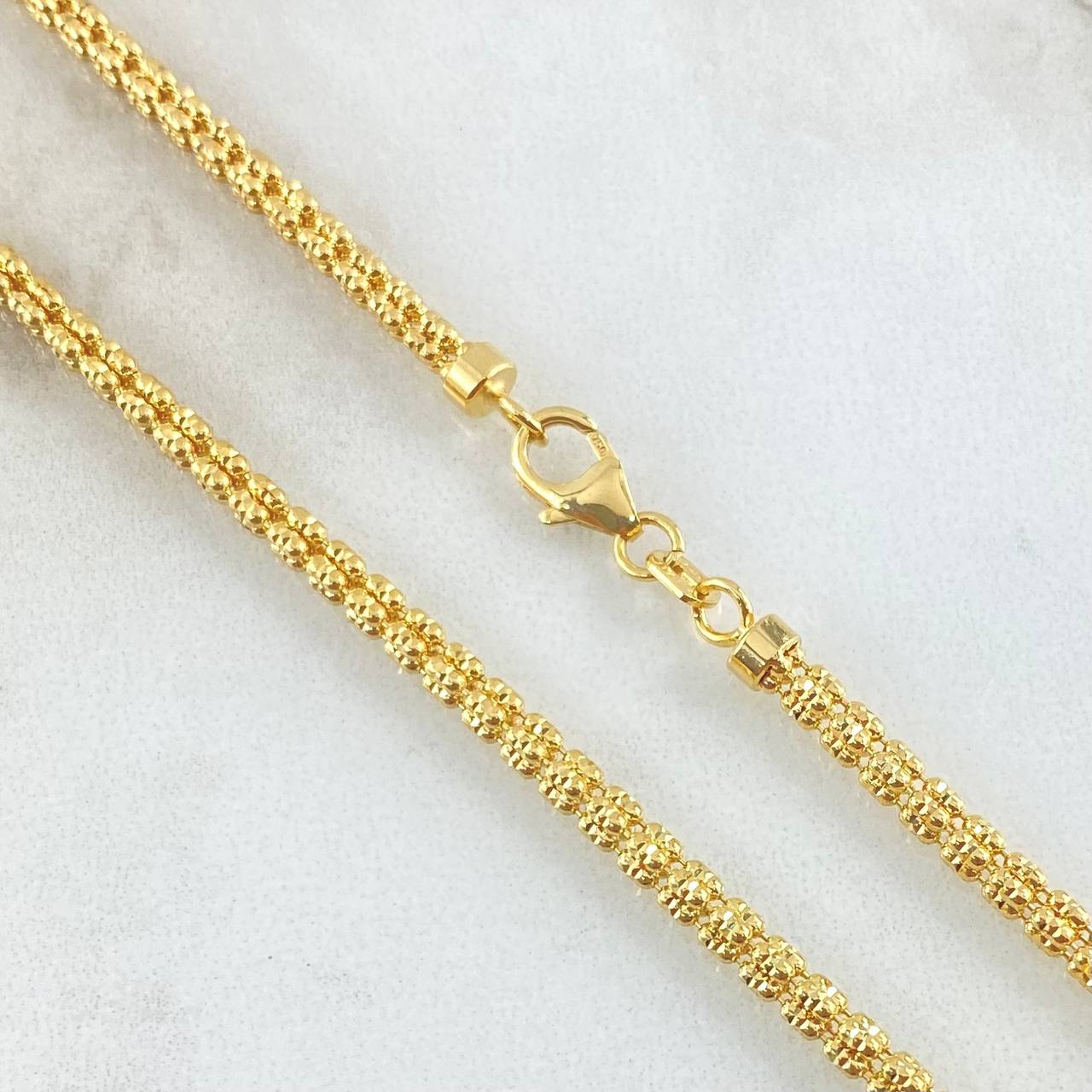 Cadena Ice 20gr / 60cm / Oro Amarillo +4 18K