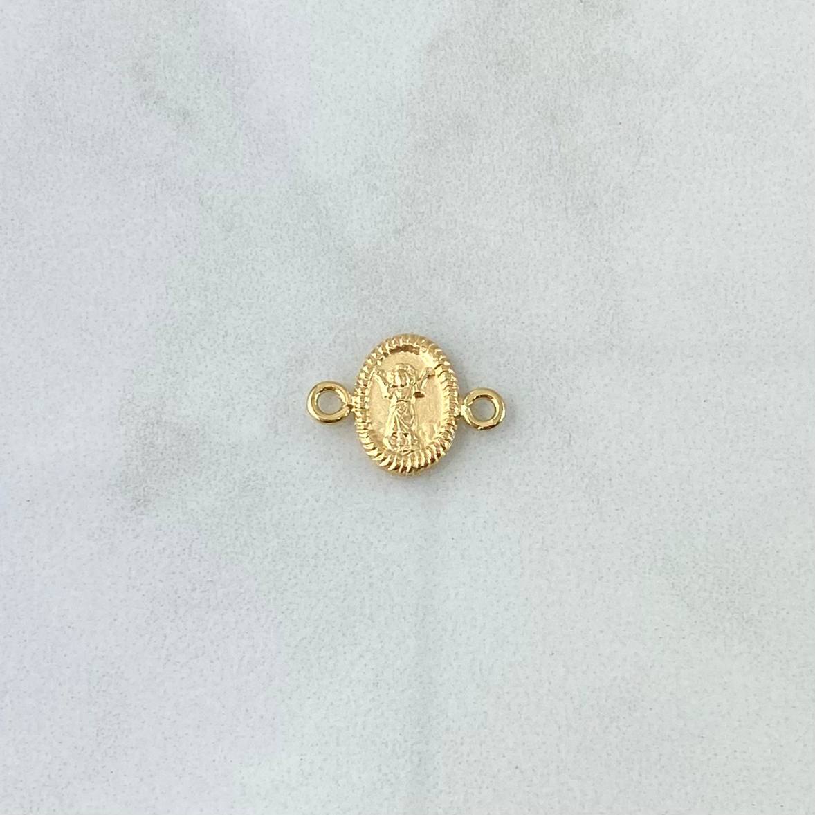 Charm Divino Niño 0.45gr / 1.5cm / Yellow Gold 18K Bordered Oval