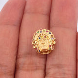 Herraje Indio 2.3gr / 1/2 in / Oro Amarillo 18K %
