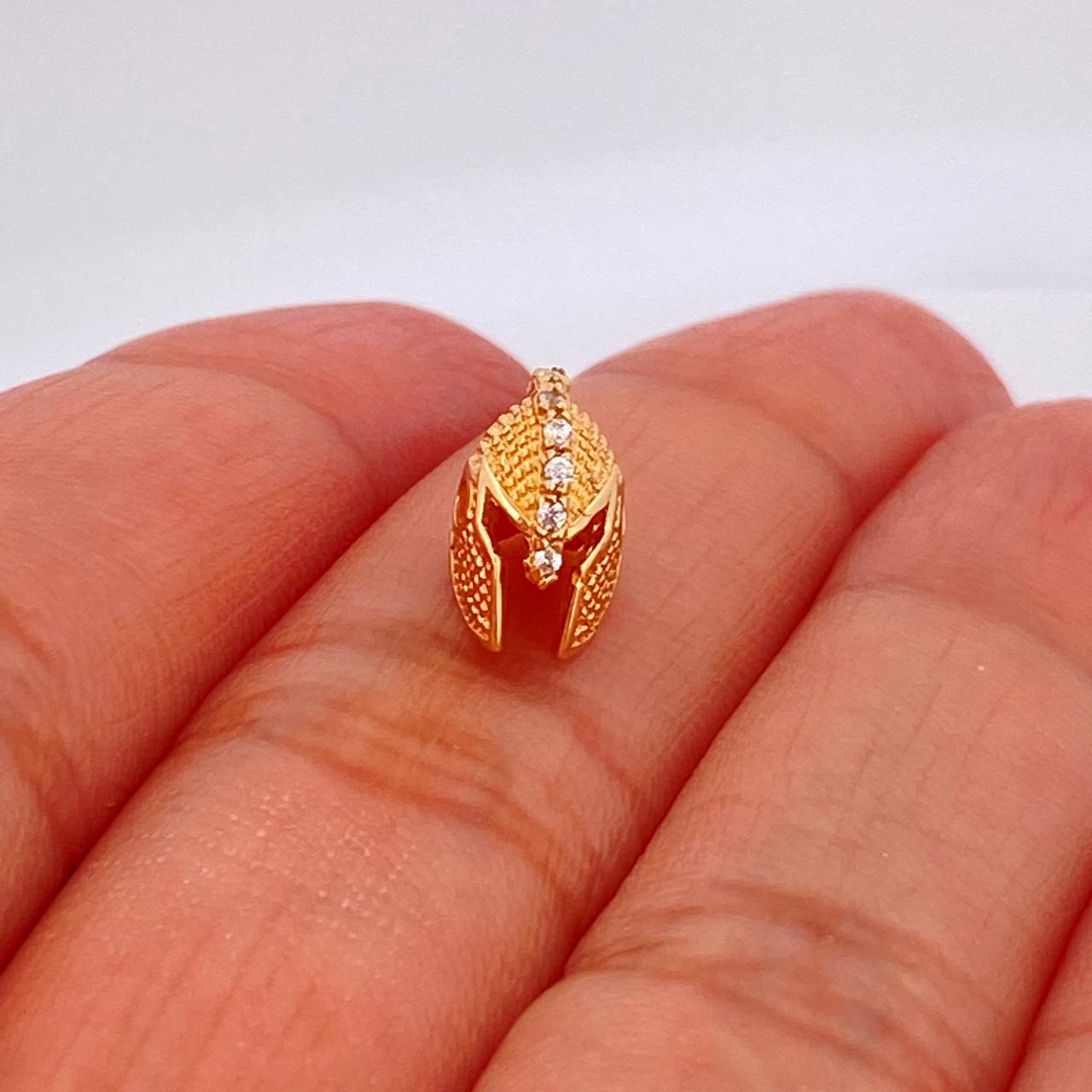 Herraje Casco Romano 1.35gr / 1/2 in / Oro Amarillo 18K %