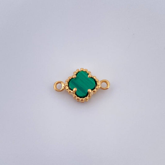 Herraje Trebol 0.75gr / 1/2 in / Oro Amarillo Nac.Esp. 18K %