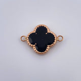 Herraje Trebol 1.25gr / 3/4 in / Oro Rosa 18K %