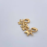 Herraje Familia Silueta 1.25gr / 1 in / Oro Amarillo 18K %