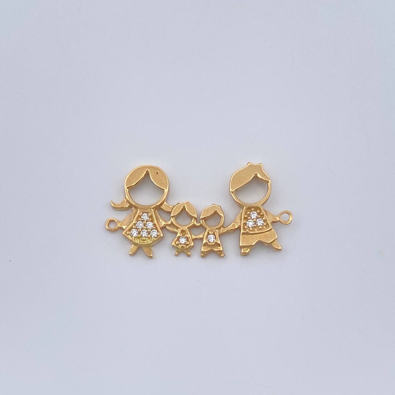 Herraje Familia Silueta 1.25gr / 1 in / Oro Amarillo 18K %