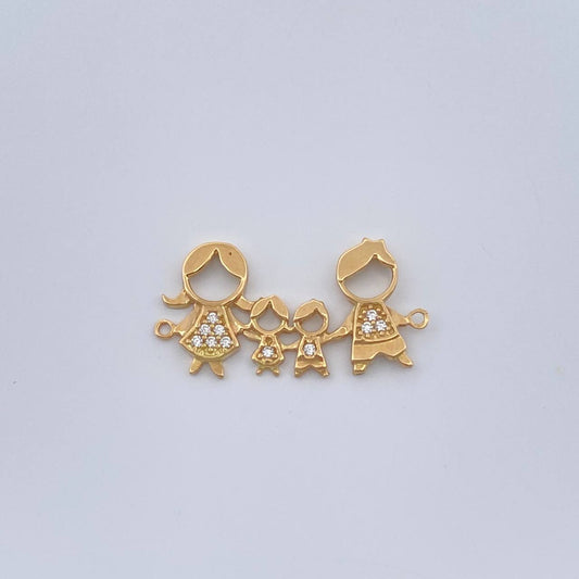 Herraje Familia Silueta 1.25gr / 1 in / Oro Amarillo 18K %